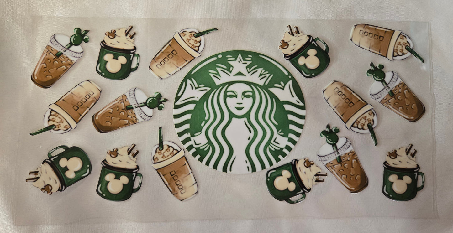 Starbucks and Mickey 16oz Wrap