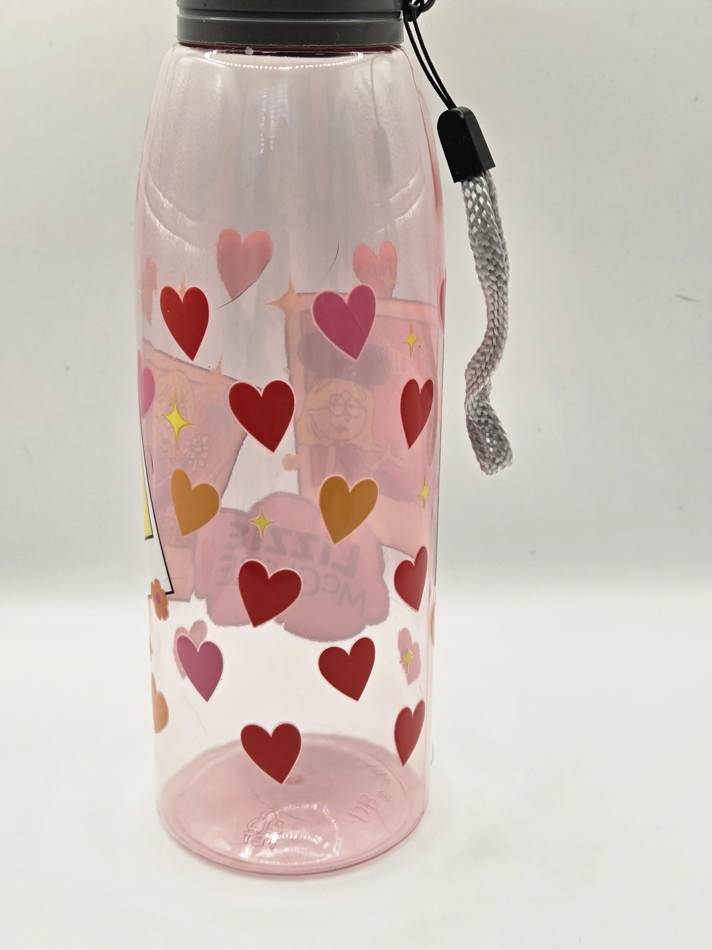 Kids Plastic Water Bottle- Pink -Lizzie M