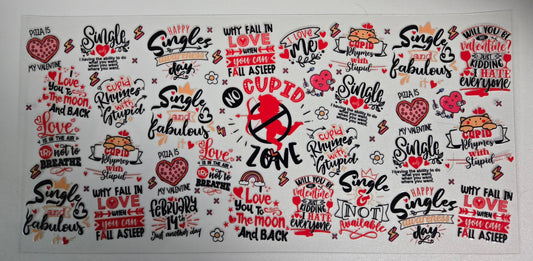 Singles Valentine 16oz wrap